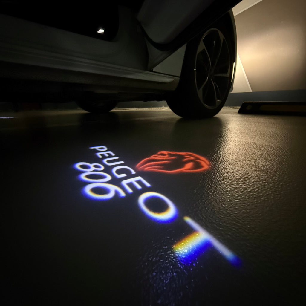 BMW M3 LOGO PROJECTOR LIGHTS Nr.24 (الكمية 1 = 1 مجموعة / 2 أضواء باب)