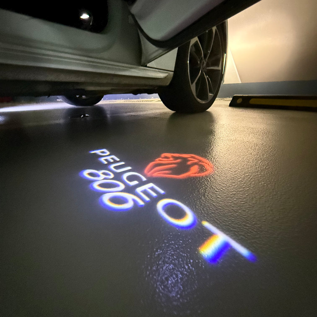 BMW M3 LOGO PROJECTOR LIGHTS Nr.24 (الكمية 1 = 1 مجموعة / 2 أضواء باب)