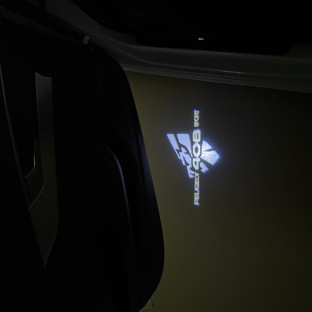 BMW M3 LOGO PROJECTOR LIGHTS Nr.24 (الكمية 1 = 1 مجموعة / 2 أضواء باب)