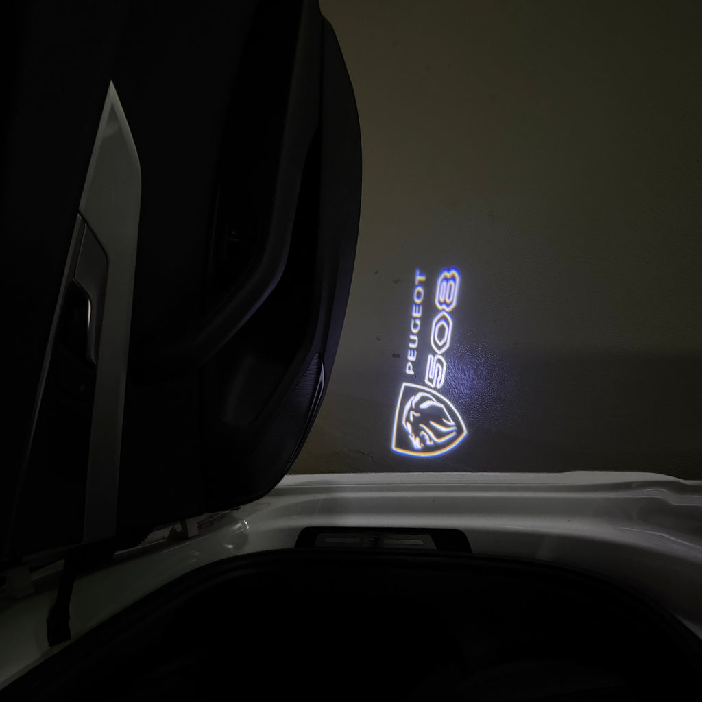 BMW M3 LOGO PROJECTOR LIGHTS Nr.24 (الكمية 1 = 1 مجموعة / 2 أضواء باب)