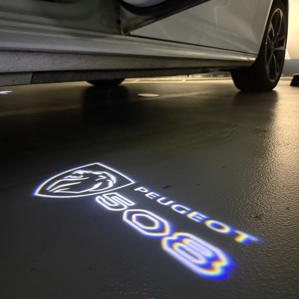 BMW M3 LOGO PROJECTOR LIGHTS Nr.24 (الكمية 1 = 1 مجموعة / 2 أضواء باب)