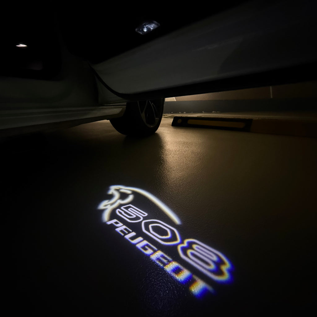 BMW M3 LOGO PROJECTOR LIGHTS Nr.24 (الكمية 1 = 1 مجموعة / 2 أضواء باب)