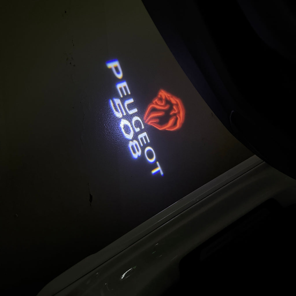 BMW M3 LOGO PROJECTOR LIGHTS Nr.24 (الكمية 1 = 1 مجموعة / 2 أضواء باب)