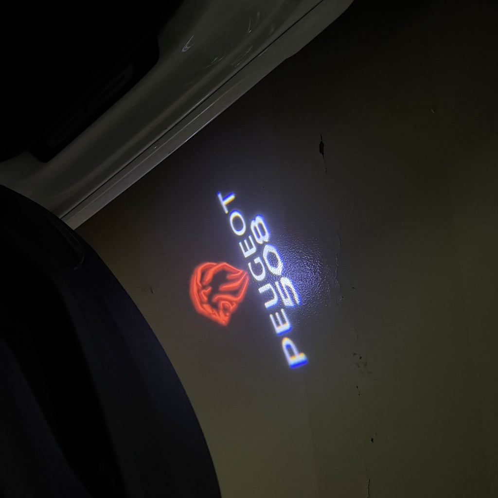 BMW M3 LOGO PROJECTOR LIGHTS Nr.24 (الكمية 1 = 1 مجموعة / 2 أضواء باب)