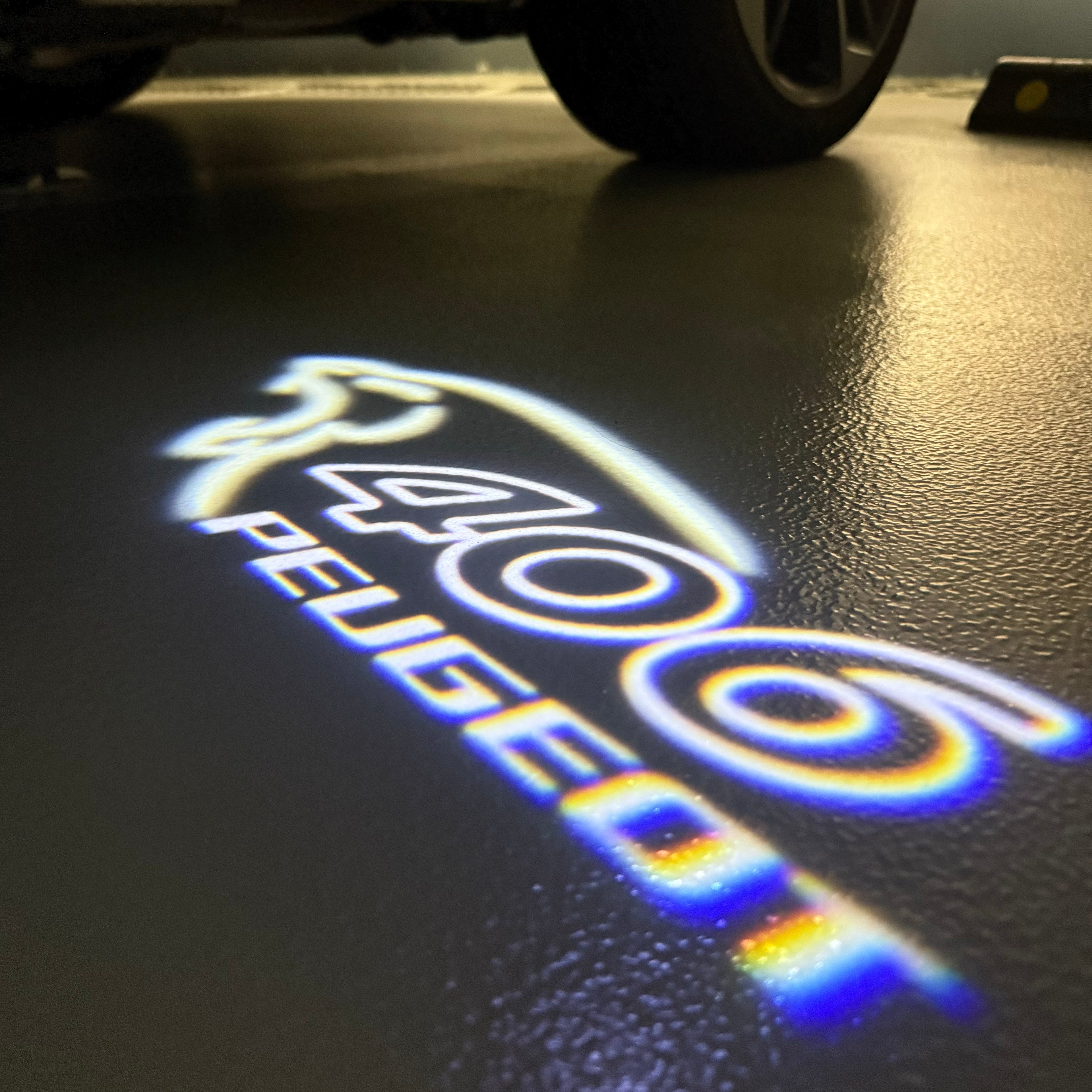 BMW M3 LOGO PROJECTOR LIGHTS Nr.24 (الكمية 1 = 1 مجموعة / 2 أضواء باب)