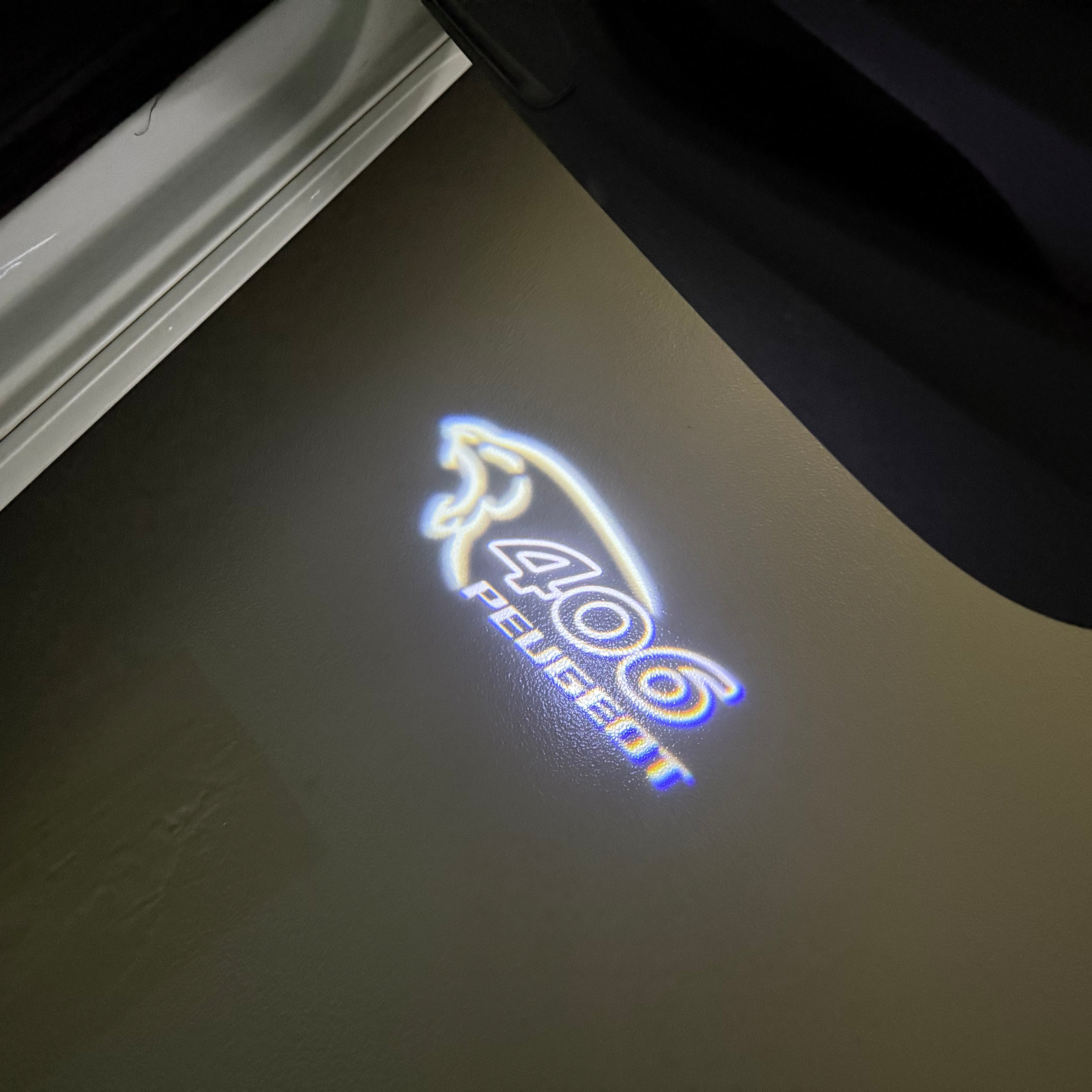 BMW M3 LOGO PROJECTOR LIGHTS Nr.24 (الكمية 1 = 1 مجموعة / 2 أضواء باب)