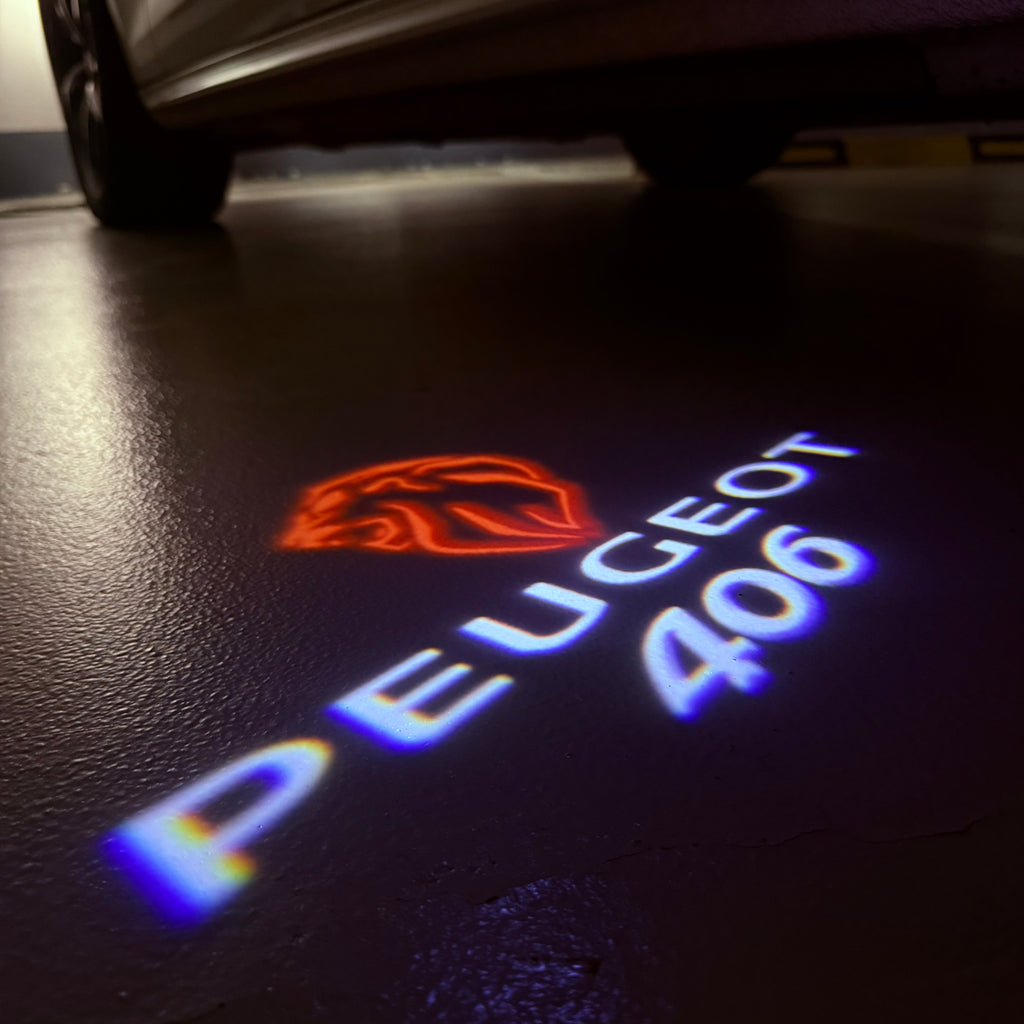 BMW M3 LOGO PROJECTOR LIGHTS Nr.24 (الكمية 1 = 1 مجموعة / 2 أضواء باب)