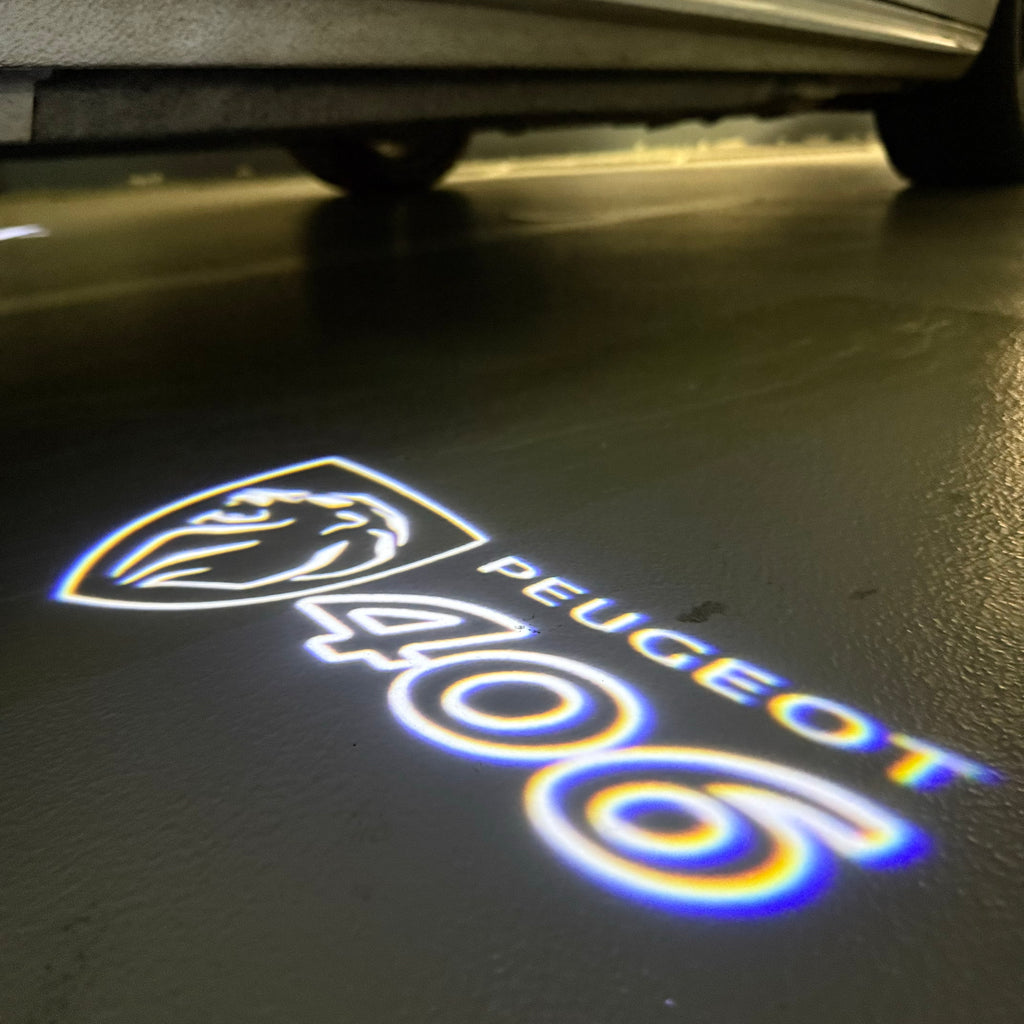 BMW M3 LOGO PROJECTOR LIGHTS Nr.24 (الكمية 1 = 1 مجموعة / 2 أضواء باب)