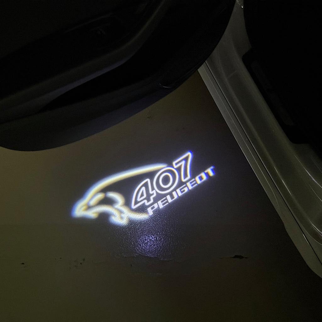 BMW M3 LOGO PROJECTOR LIGHTS Nr.24 (الكمية 1 = 1 مجموعة / 2 أضواء باب)