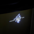 BMW M3 LOGO PROJECTOR LIGHTS Nr.24 (الكمية 1 = 1 مجموعة / 2 أضواء باب)