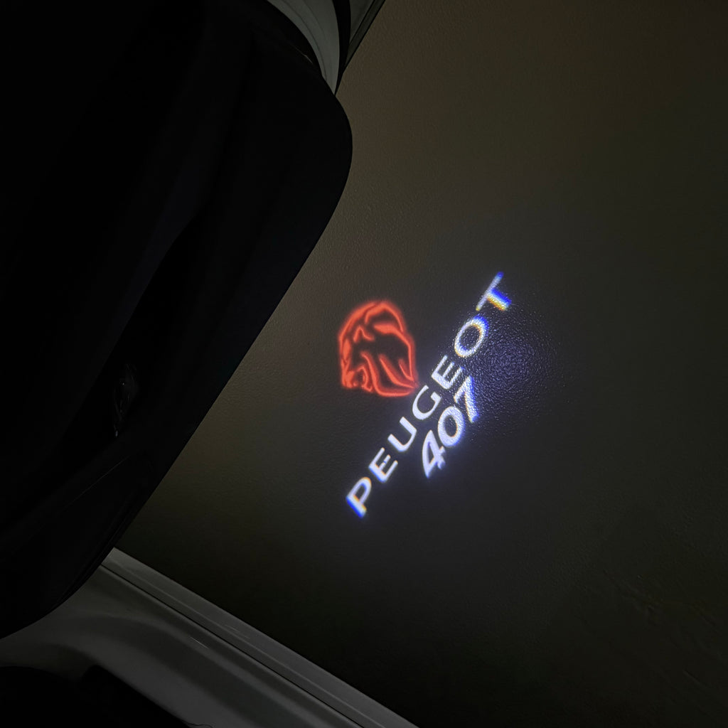 BMW M3 LOGO PROJECTOR LIGHTS Nr.24 (الكمية 1 = 1 مجموعة / 2 أضواء باب)