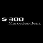 MERCEDES BENZ S 300 LOGO PROJECTOR LIGHTS  (quantity 1 = 1 sets/2 door lights)Nr.03f021
