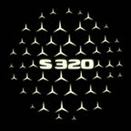 MERCEDES BENZ S 320 LOGO PROJECTOR LIGHTS  (quantity 1 = 1 sets/2 door lights)Nr.03f024