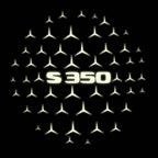 MERCEDES BENZ S 350 LOGO PROJECTOR LIGHTS  (quantity 1 = 1 sets/2 door lights)Nr.03f028