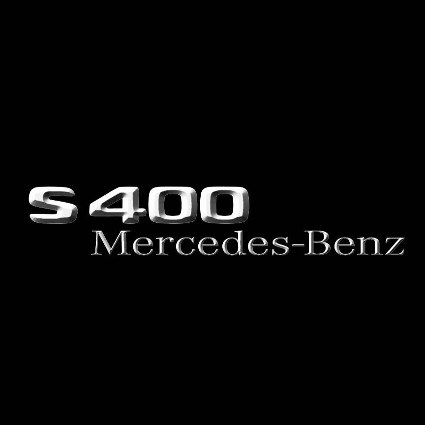 MERCEDES BENZ S 400 LOGO PROJECTOR LIGHTS  (quantity 1 = 1 sets/2 door lights)Nr.03f034