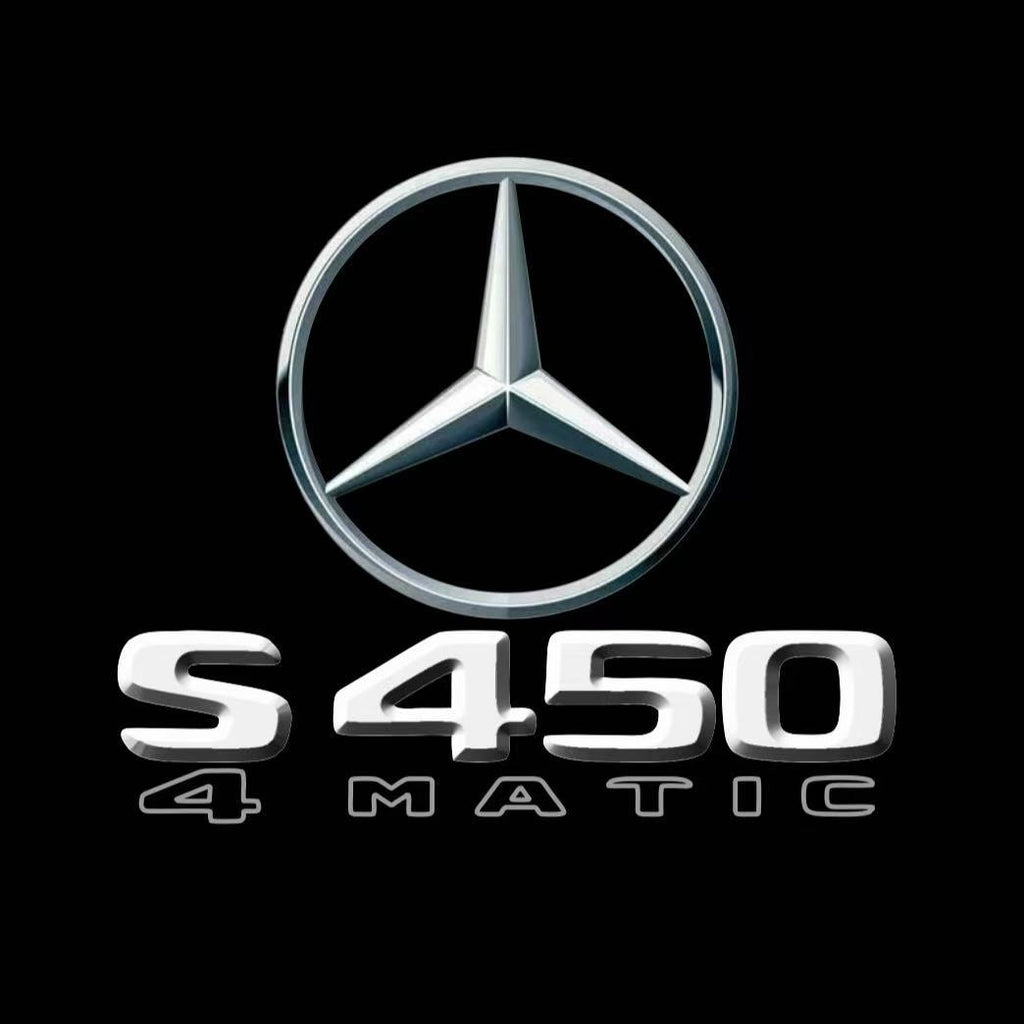 MERCEDES BENZ S 450 LOGO PROJECTOR LIGHTS  (quantity 1 = 1 sets/2 door lights)Nr.03f035