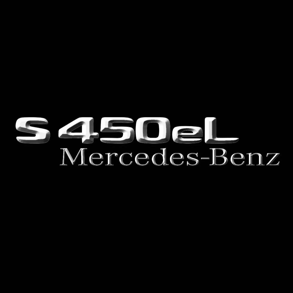 MERCEDES BENZ S 450 LOGO PROJECTOR LIGHTS  (quantity 1 = 1 sets/2 door lights)Nr.03f038