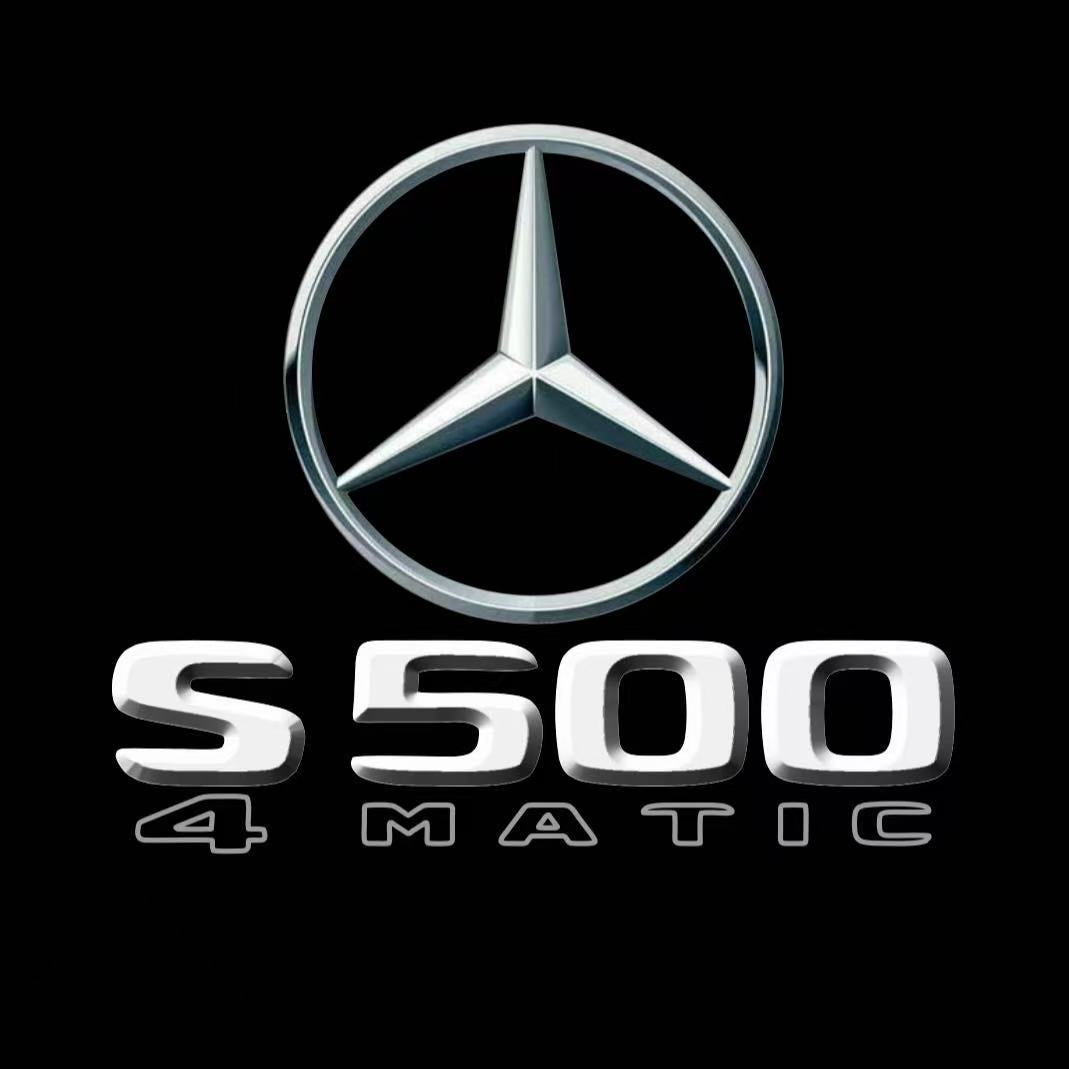 MERCEDES BENZ S 500 LOGO PROJECTOR LIGHTS  (quantity 1 = 1 sets/2 door lights)Nr.03f039