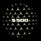 MERCEDES BENZ S 500 LOGO PROJECTOR LIGHTS  (quantity 1 = 1 sets/2 door lights)Nr.03f041