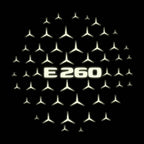 MERCEDES BENZ E 260 LOGO PROJECTOT LIGHTS  (quantity 1 = 1 sets/2 door lights)Nr.03f027