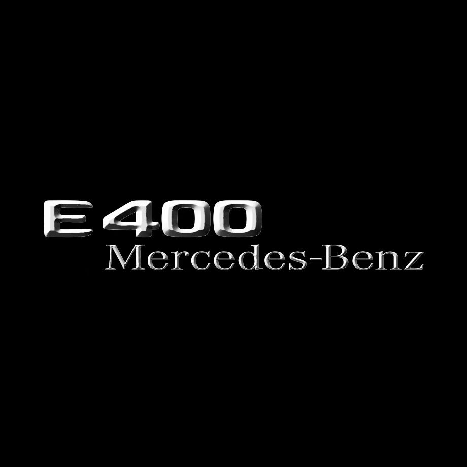 MERCEDES BENZ E 400 LOGO PROJECTOT LIGHTS  (quantity 1 = 1 sets/2 door lights)Nr.03f048