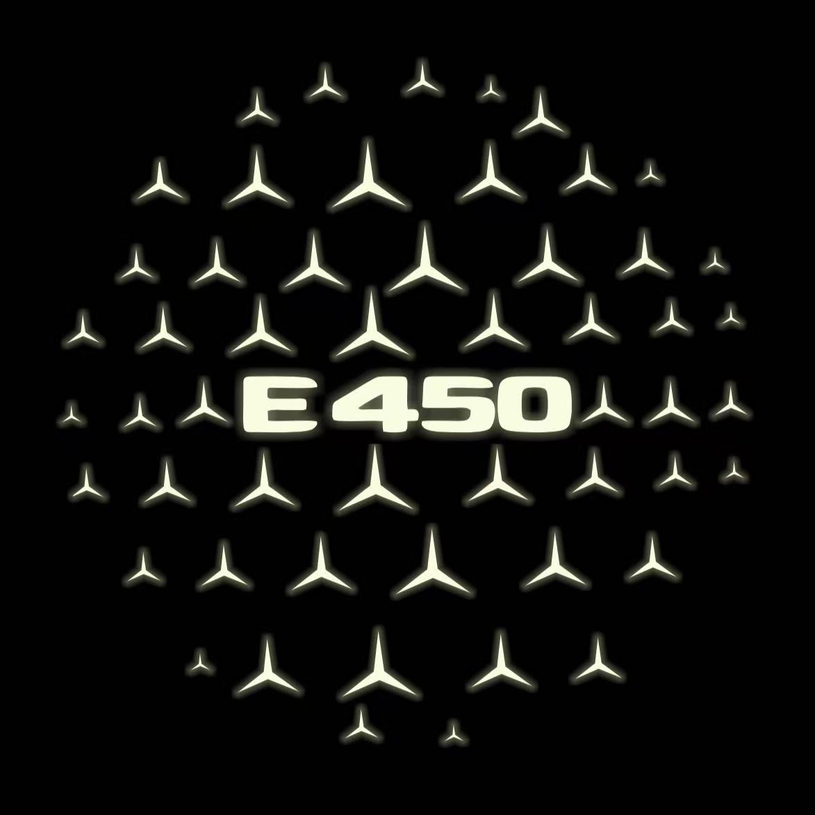 MERCEDES BENZ E450 LOGO PROJECTOT LIGHTS  (quantity 1 = 1 sets/2 door lights)Nr.03f051
