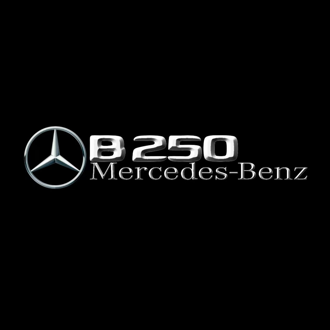 أضواء بروجكتور شعار MERCEDES BENZ رقم 03 (الكمية 1 = 1 مجموعة / 2 أضواء باب)