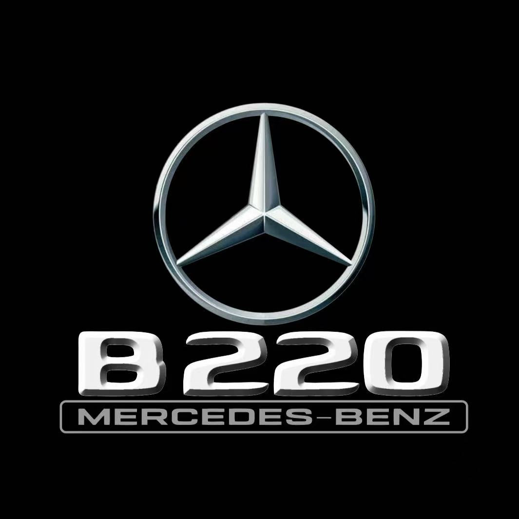 أضواء بروجكتور شعار MERCEDES BENZ رقم 03 (الكمية 1 = 1 مجموعة / 2 أضواء باب)
