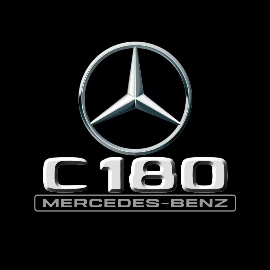 أضواء بروجكتور شعار MERCEDES BENZ رقم 03 (الكمية 1 = 1 مجموعة / 2 أضواء باب)