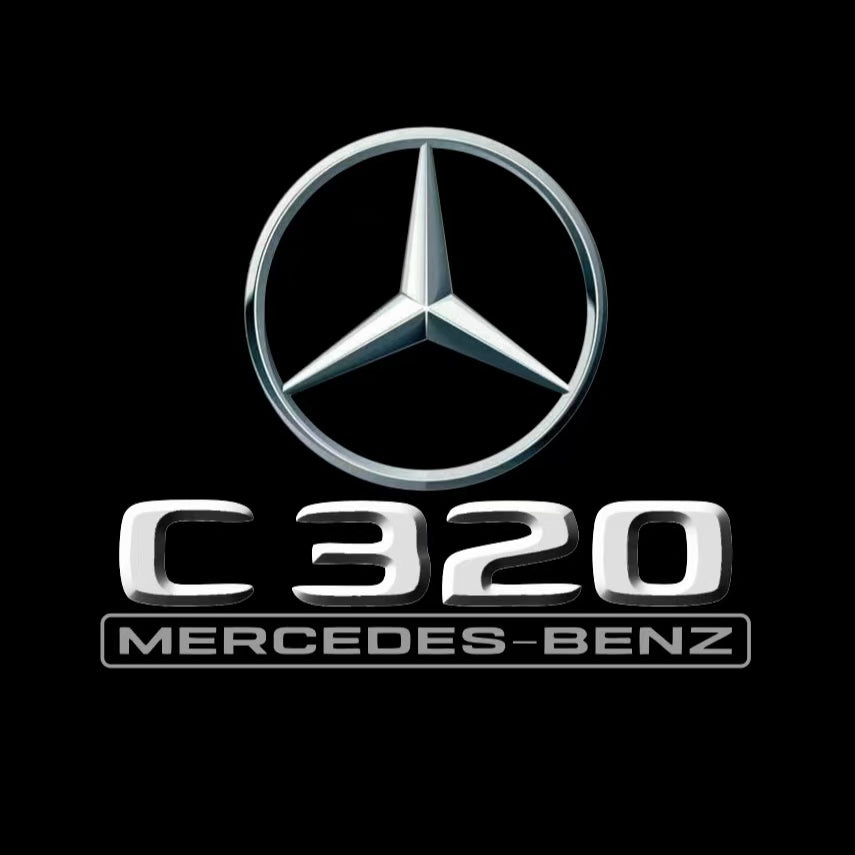 MERCEDES BENZ  C 320 LOGO PROJECTOT LIGHTS  (quantity 1 = 1 sets/2 door lights)Nr.03f037