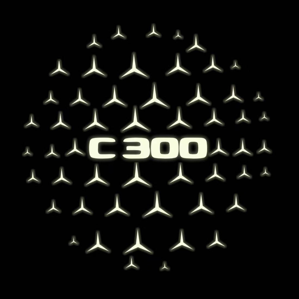 MERCEDES BENZ  C 300 LOGO PROJECTOT LIGHTS  (quantity 1 = 1 sets/2 door lights)Nr.03f034