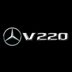 MERCEDES BENZ V 220 LOGO PROJECTOT LIGHTS  (quantity 1 = 1 sets/2 door lights)Nr.03f05