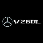 MERCEDES BENZ V 260L LOGO PROJECTOT LIGHTS  (quantity 1 = 1 sets/2 door lights)Nr.03f011