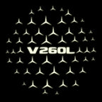 MERCEDES BENZ V 260L LOGO PROJECTOT LIGHTS  (quantity 1 = 1 sets/2 door lights)Nr.03f012