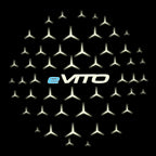 MERCEDES BENZ EVITO LOGO PROJECTOT LIGHTS  (quantity 1 = 1 sets/2 door lights)Nr.03f03