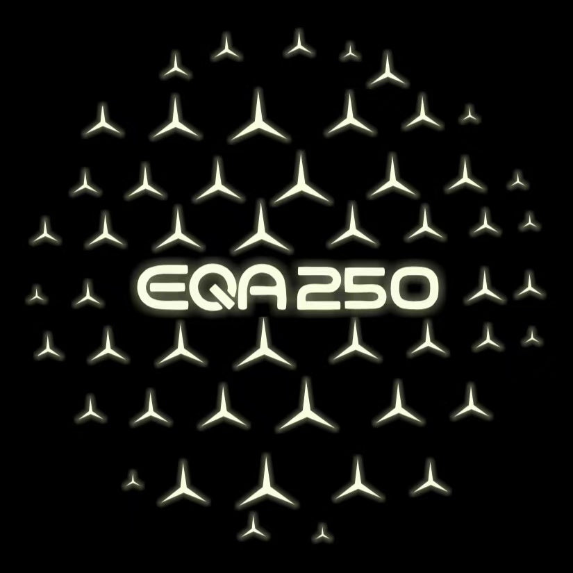 MERCEDES BENZ EQA 250 LOGO PROJECTOR LIGHTS  (quantity 1 = 1 sets/2 door lights)Nr.03f05