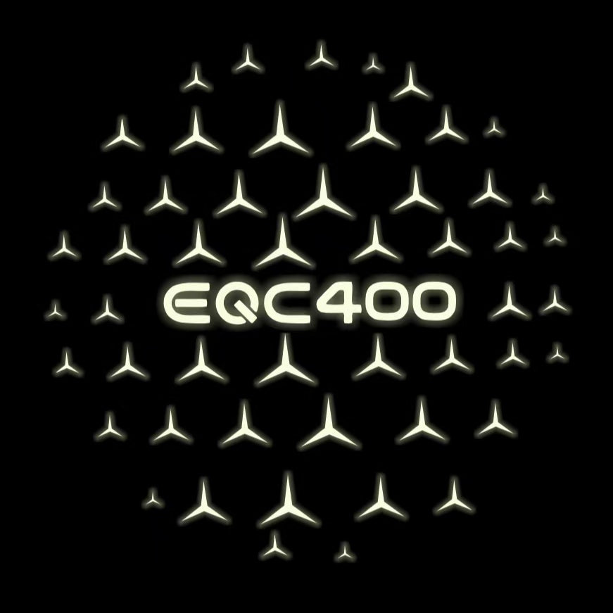 MERCEDES BENZ EQC 400  LOGO PROJECTOR LIGHTS  (quantity 1 = 1 sets/2 door lights)Nr.03f011