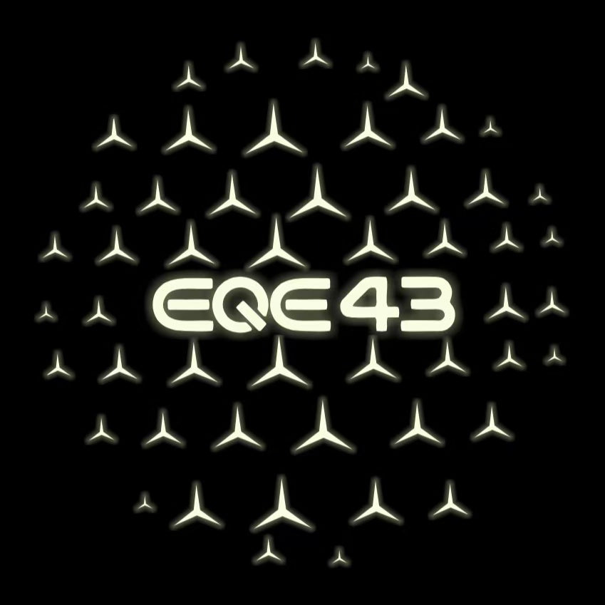 MERCEDES BENZ EQE 43  LOGO PROJECTOR LIGHTS  (quantity 1 = 1 sets/2 door lights)Nr.03f010