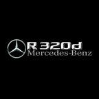 MERCEDES BENZ R 320d LOGO PROJECTOR LIGHTS  (quantity 1 = 1 sets/2 door lights)Nr.03f036