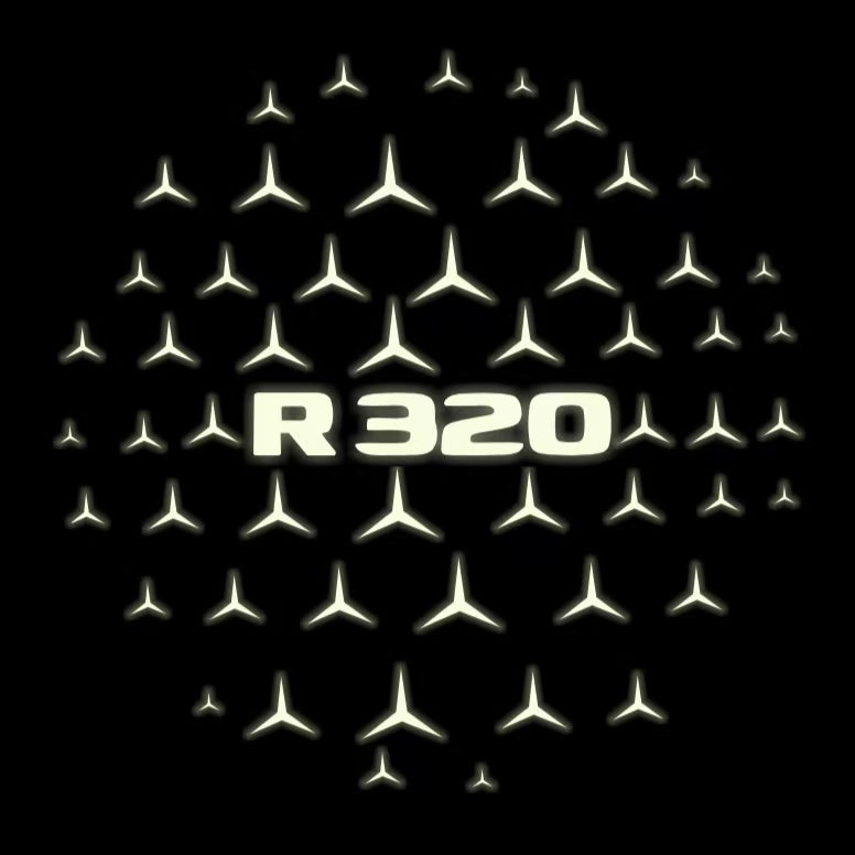 MERCEDES BENZ R 320 LOGO PROJECTOR LIGHTS  (quantity 1 = 1 sets/2 door lights)Nr.03f035