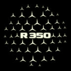 MERCEDES BENZ R 350 LOGO PROJECTOR LIGHTS  (quantity 1 = 1 sets/2 door lights)Nr.03f038