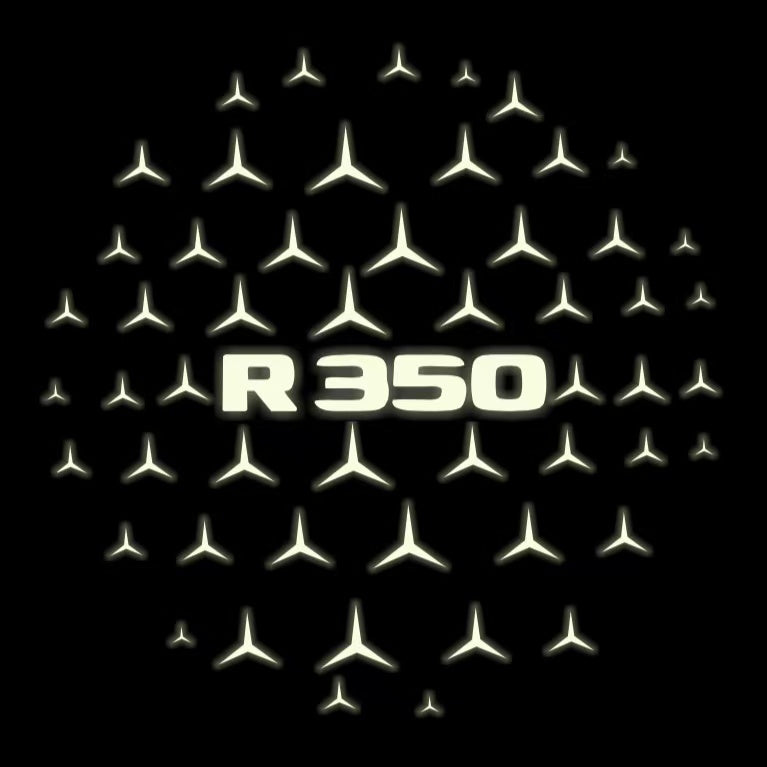 MERCEDES BENZ R 350 LOGO PROJECTOR LIGHTS  (quantity 1 = 1 sets/2 door lights)Nr.03f038