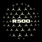 MERCEDES BENZ R 500 LOGO PROJECTOR LIGHTS  (quantity 1 = 1 sets/2 door lights)Nr.03f041