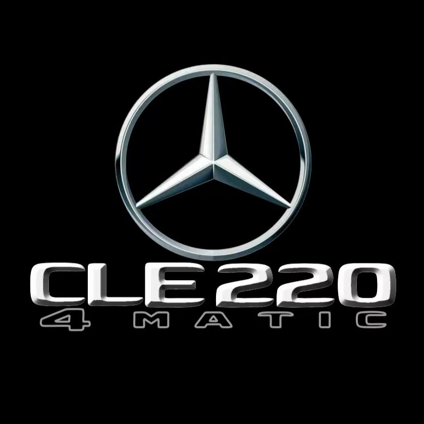أضواء بروجكتور شعار MERCEDES BENZ رقم 03 (الكمية 1 = 1 مجموعة / 2 أضواء باب)