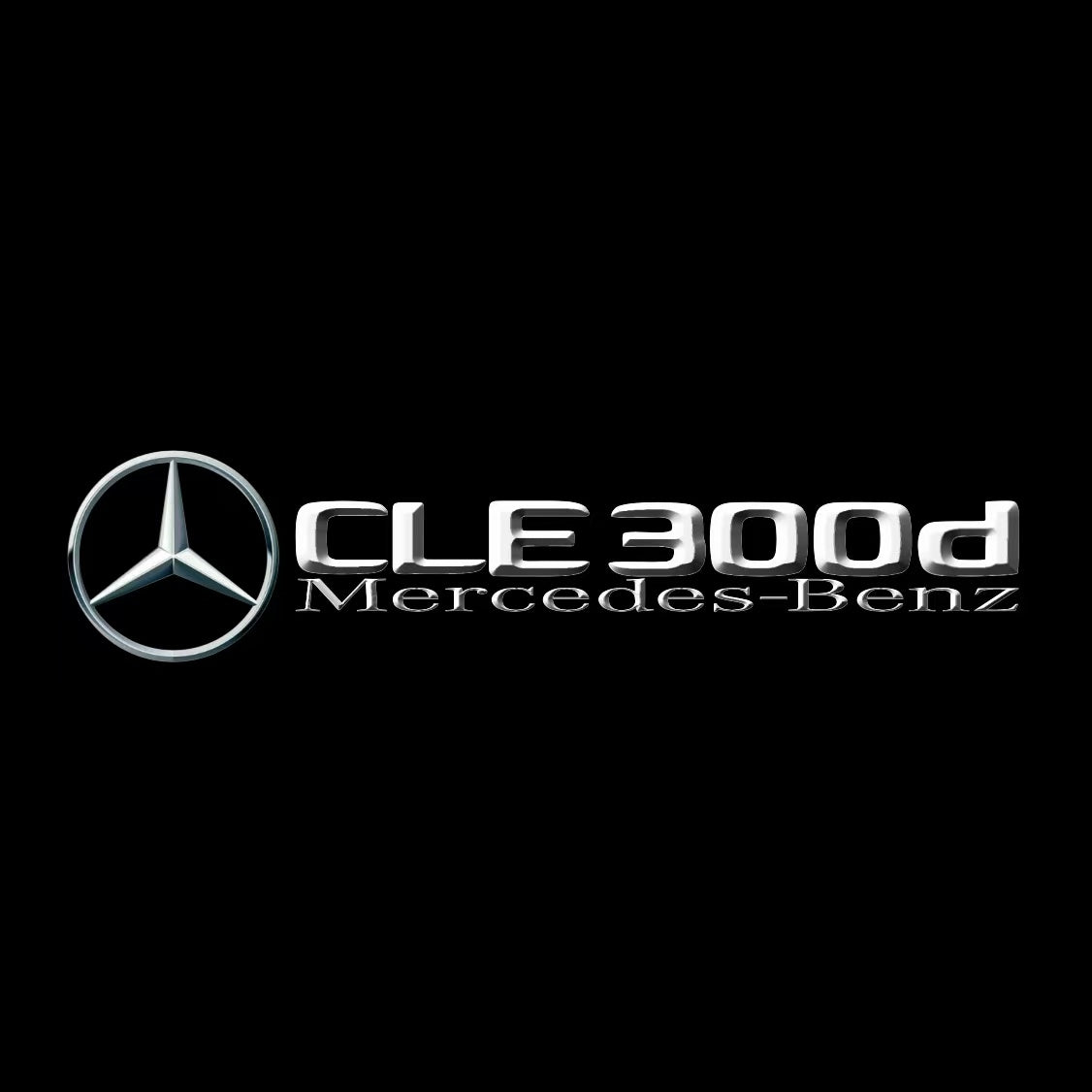 MERCEDES BENZ CLE 300d  LOGO PROJECTOT LIGHTS  (quantity 1 = 1 sets/2 door lights)Nr.03f018