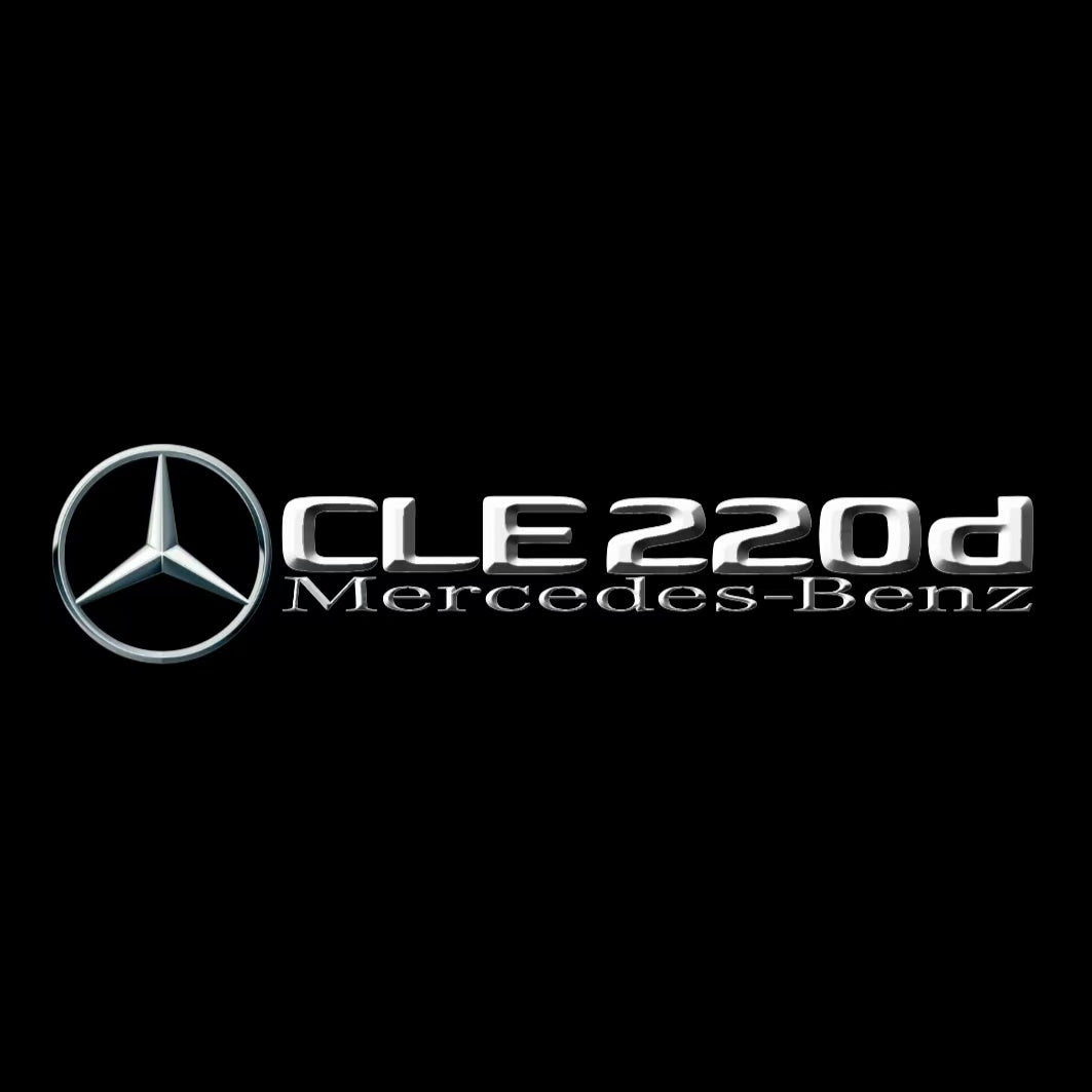 MERCEDES BENZ CLE 220d  LOGO PROJECTOT LIGHTS  (quantity 1 = 1 sets/2 door lights)Nr.03f016