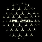 MERCEDES BENZ ML 250 LOGO PROJECTOR LIGHTS  (quantity 1 = 1 sets/2 door lights)Nr.03f014