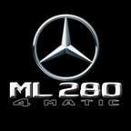 MERCEDES BENZ ML 280 LOGO PROJECTOR LIGHTS  (quantity 1 = 1 sets/2 door lights)Nr.03f016