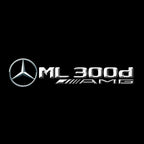MERCEDES BENZ ML 300d LOGO PROJECTOR LIGHTS  (quantity 1 = 1 sets/2 door lights)Nr.03f021