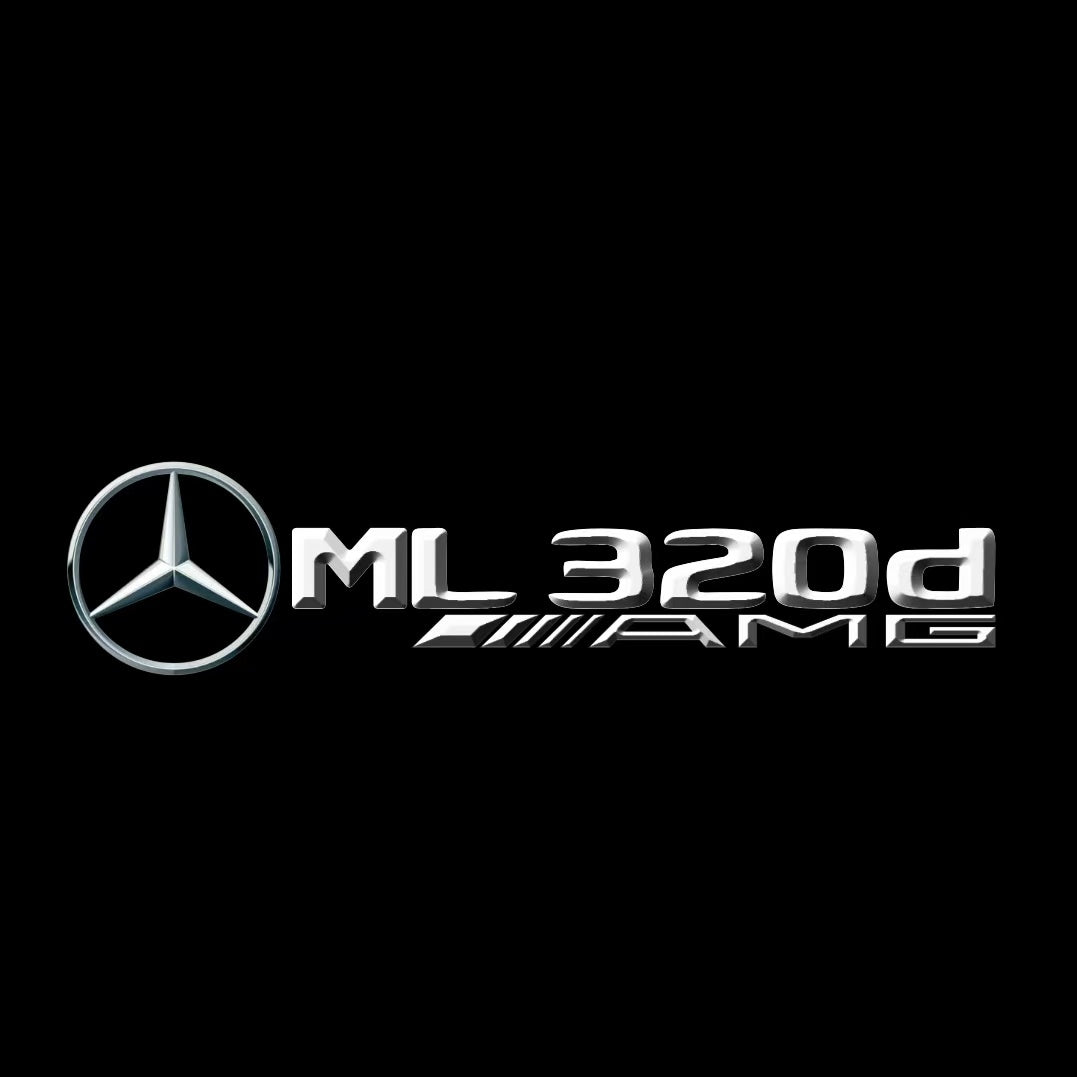 MERCEDES BENZ ML 320d LOGO PROJECTOR LIGHTS  (quantity 1 = 1 sets/2 door lights)Nr.03f024